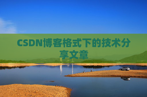 CSDN博客格式下的技术分享文章